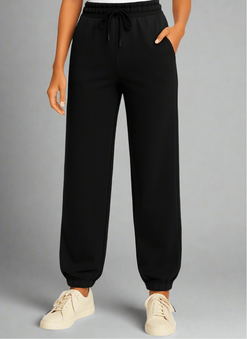 Basic Sweatpants - Black - Ella