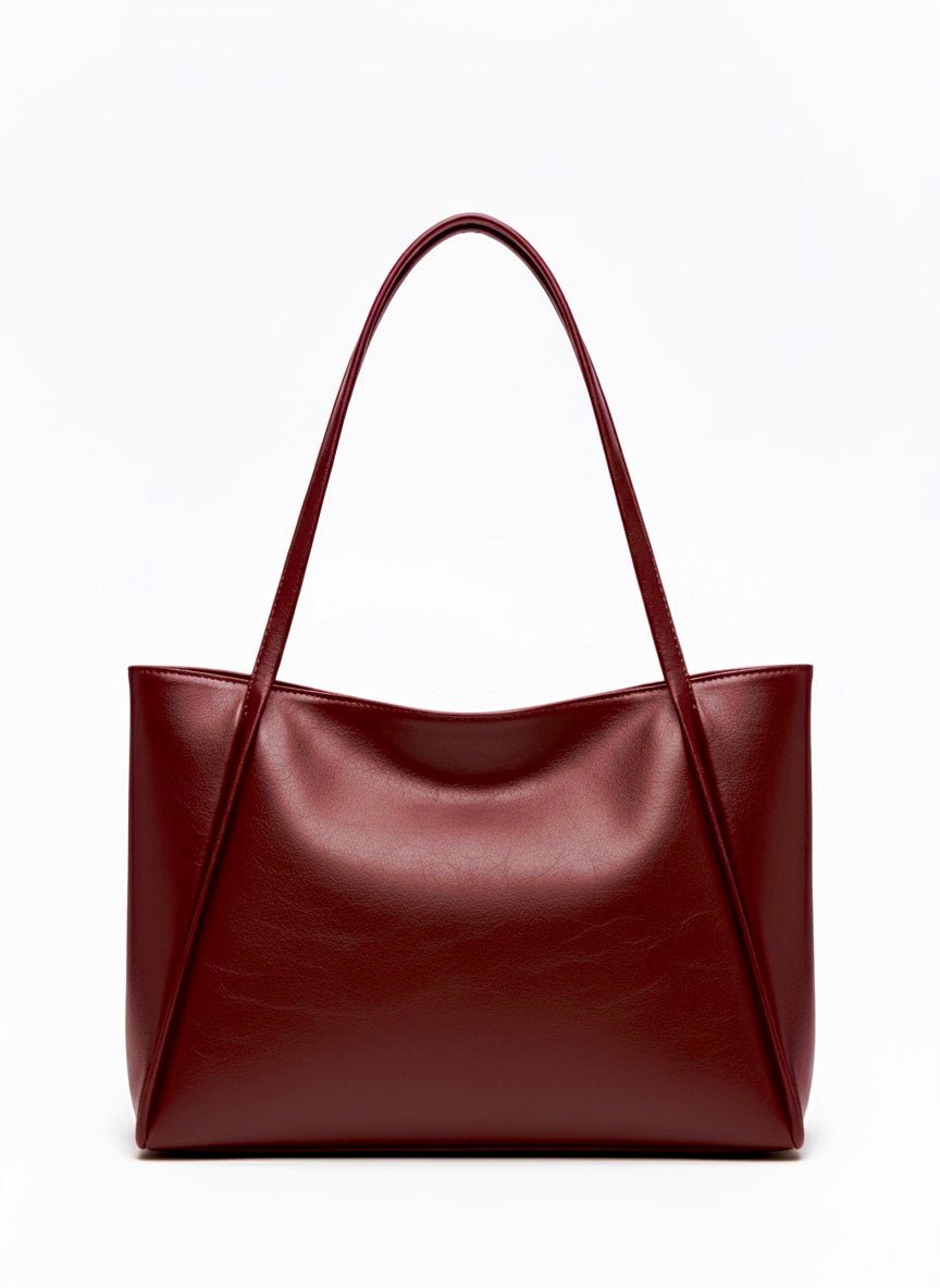 ELLA Minimalist Tote - Burgundy - Ella