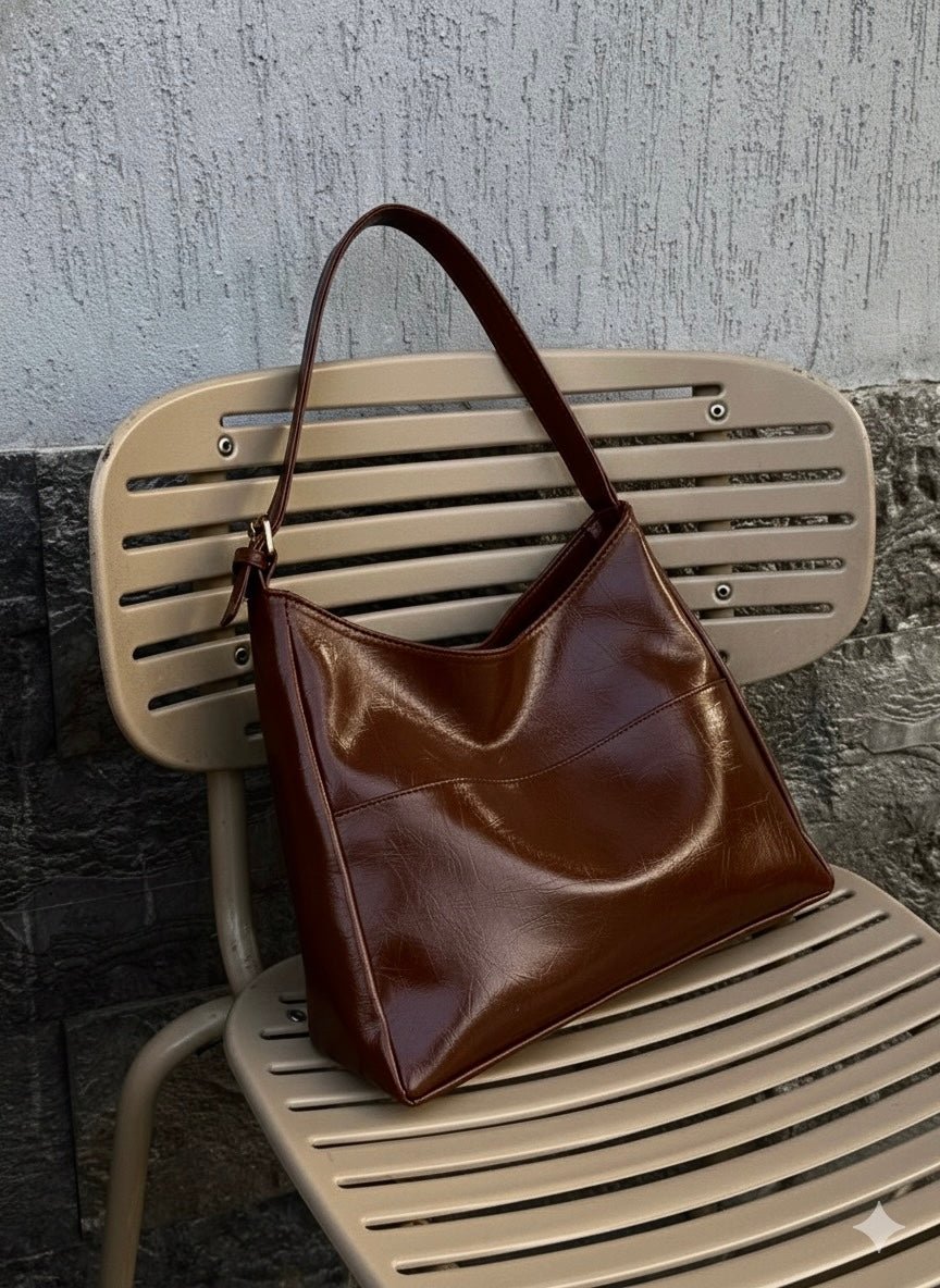 ELLA Pocket Tote - Brown - Ella