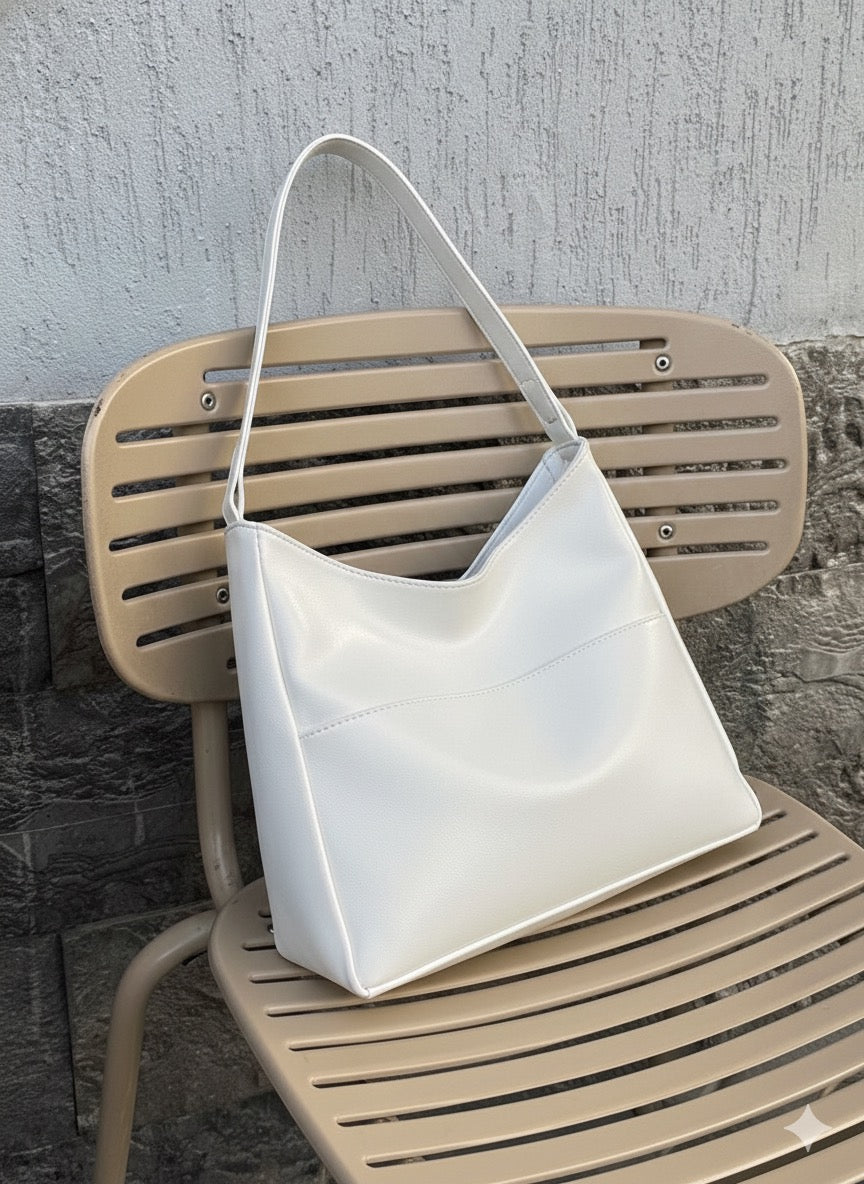 ELLA Pocket Tote - White - Ella