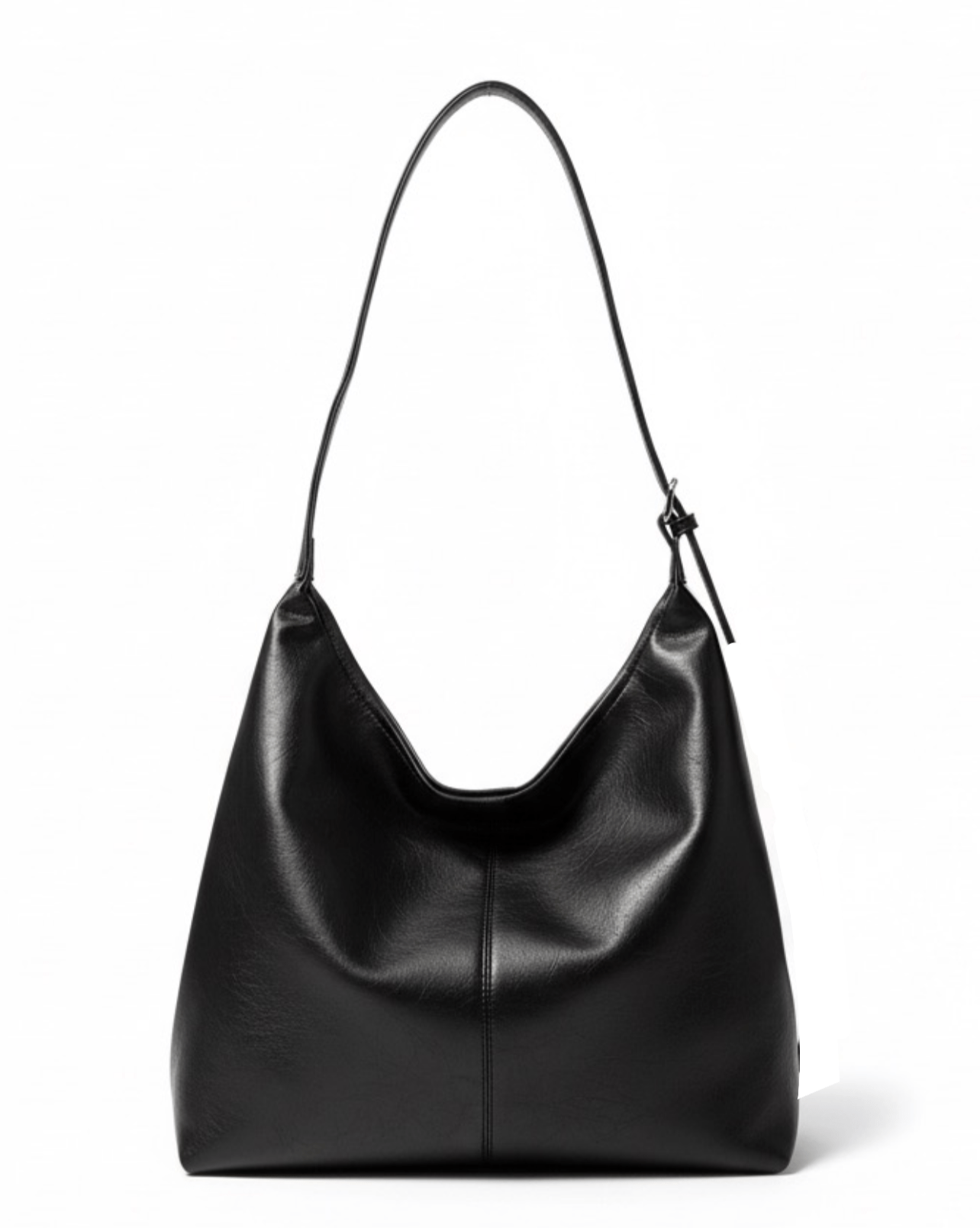 ELLA Strapped Tote - Black - Ella