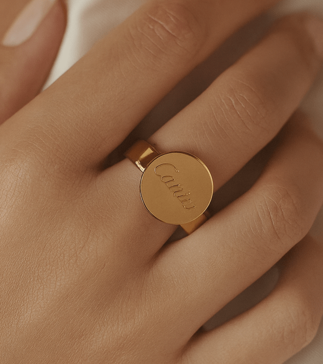 Round Cartier Ring - Ella