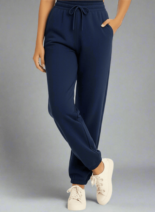 Basic Sweatpants - Deep Navy Blue - Ella