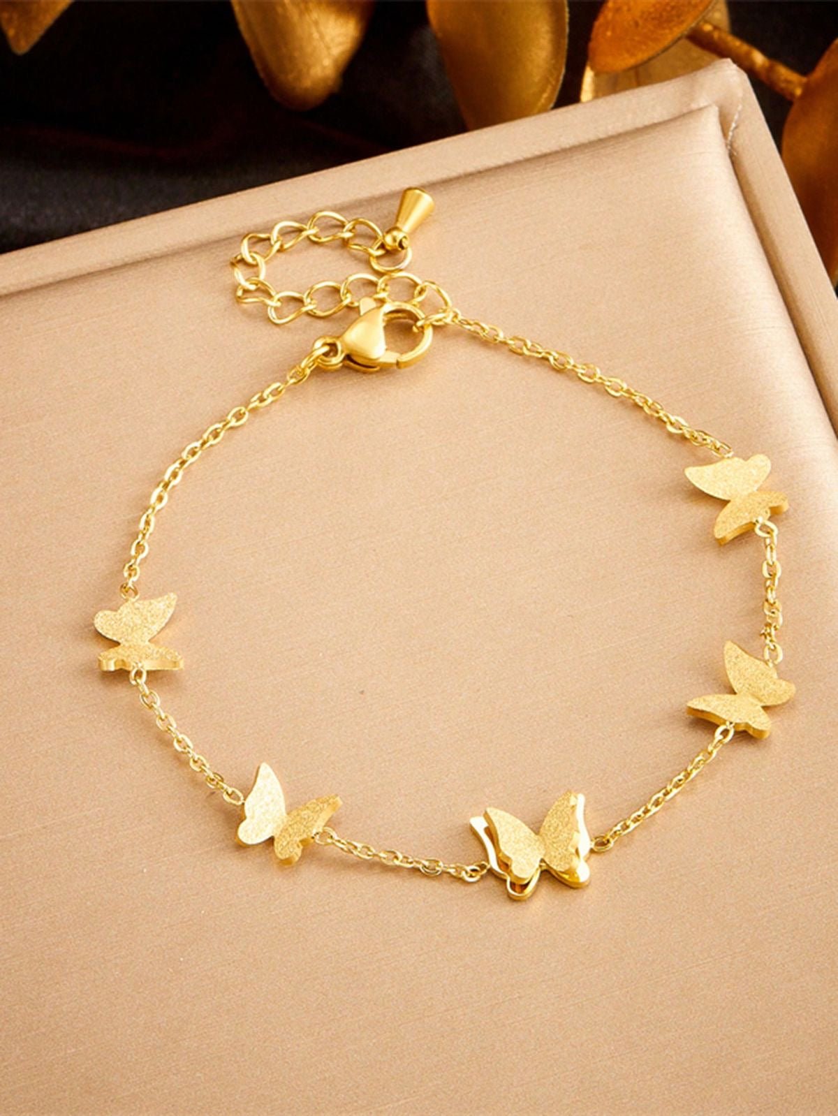 Butterfly Gold Bracelet - Ella