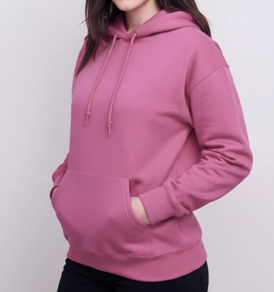 Casual Hoodie - Pink - Ella