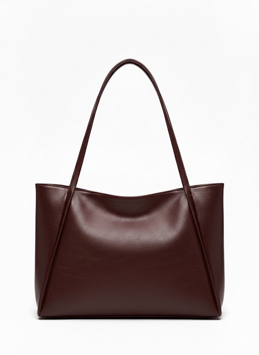 ELLA Minimalist Tote - Brown - Ella