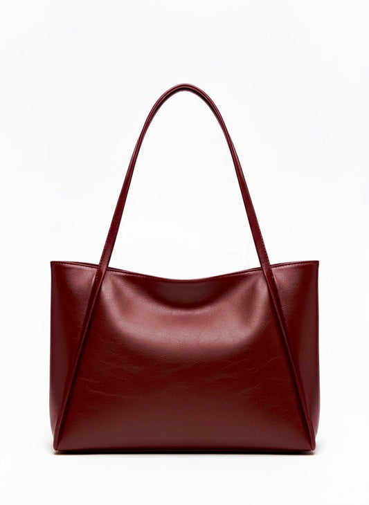 ELLA Minimalist Tote - Burgundy - Ella
