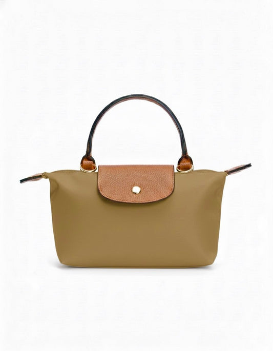 Mini Longchamp Cross Bag - Beige - Ella