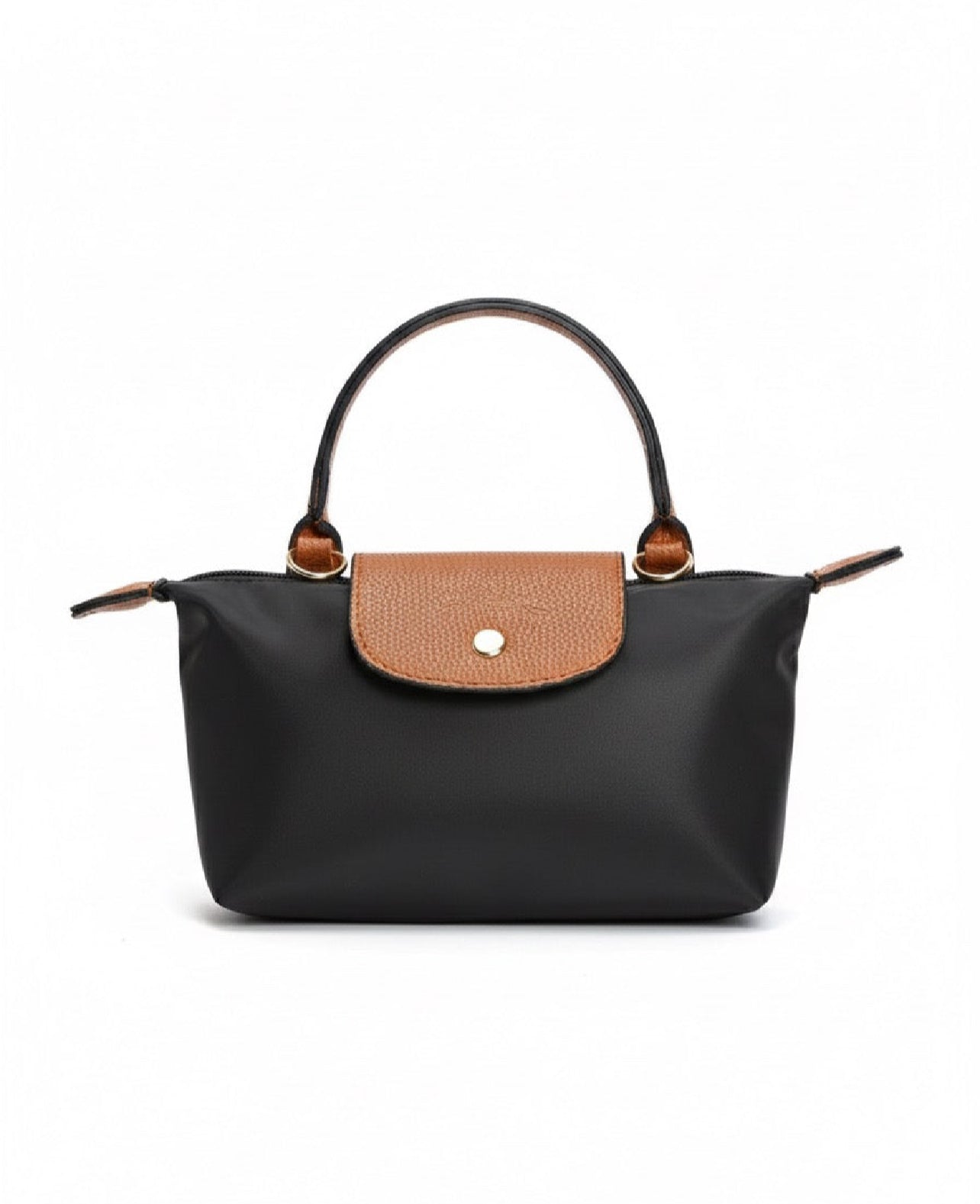 Mini Longchamp Cross Bag - Black - Ella