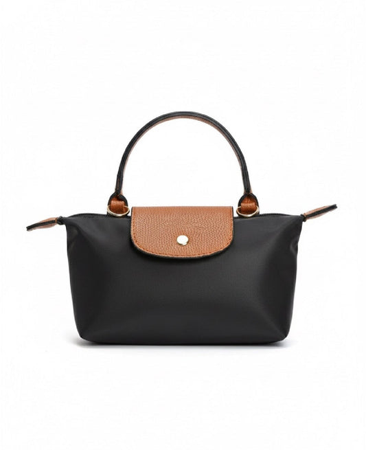 Mini Longchamp Cross Bag - Black - Ella
