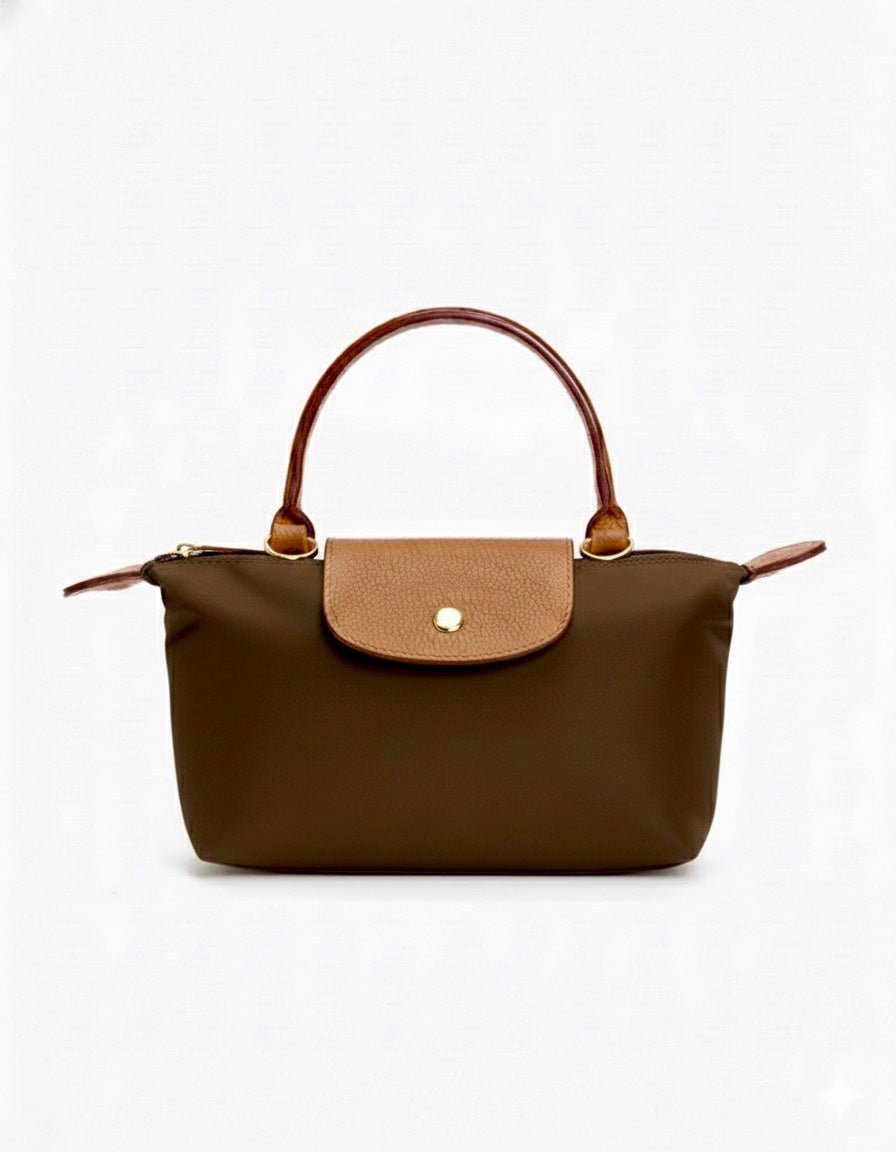 Mini Longchamp Cross Bag - Brown - Ella